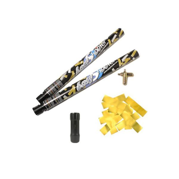 ENSEMBLE 1 LANCEUR + 2 TIRS MÉTALLIQUES OR